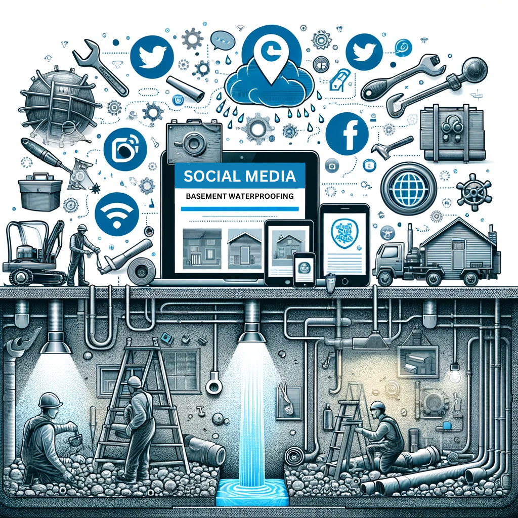 Using Social Media to Market Basement Waterproofing Contractors