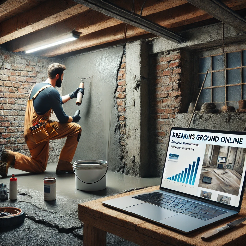 Breaking Ground Online- Digital Strategies for Basement Waterproofing Leaders